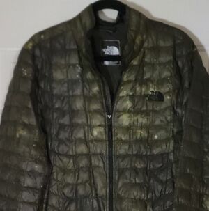 The North Face Men's Olive Puffer Jacket
